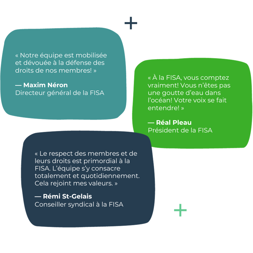 Témoignage de l'équipe de la FISA au Québec